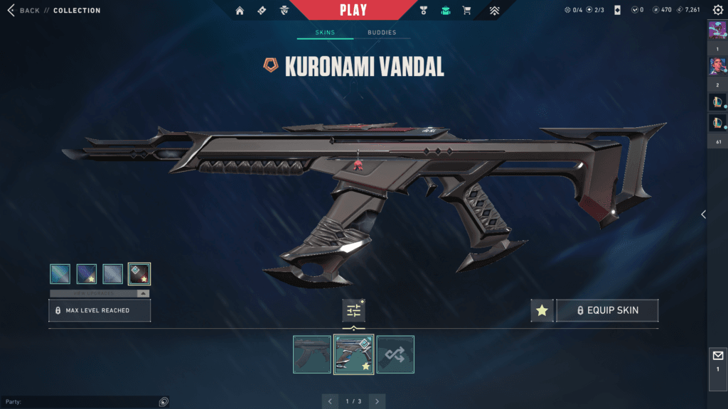 🏆EU 🚀2skins Premium ✨ Kuronami Vandal ✅Reaver Phantom