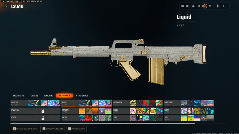 Black Ops 6 | 19 Diamond Camos + 6 Gold Camos Prestige 1 | 50 Wins Done | Handmade | Full access - Image 12