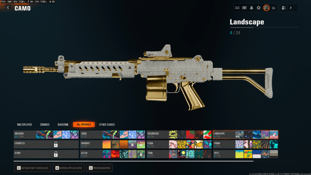 Black Ops 6 | 19 Diamond Camos + 6 Gold Camos Prestige 1 | 50 Wins Done | Handmade | Full access - Image 14