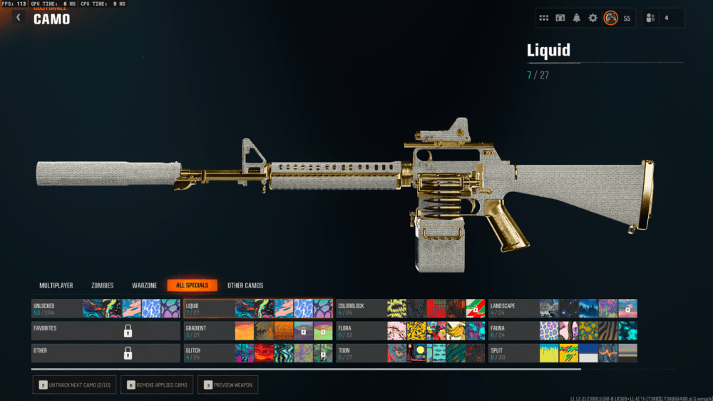 Black Ops 6 | 19 Diamond Camos + 6 Gold Camos Prestige 1 | 50 Wins Done | Handmade | Full access - Image 26