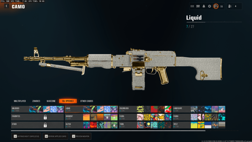 Black Ops 6 | 19 Diamond Camos + 6 Gold Camos Prestige 1 | 50 Wins Done | Handmade | Full access - Image 28