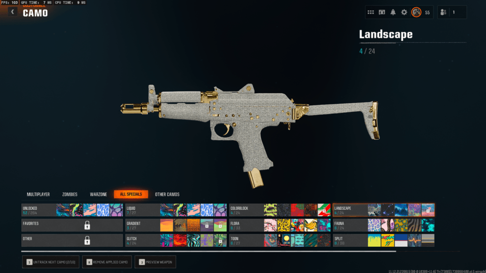 Black Ops 6 | 19 Diamond Camos + 6 Gold Camos Prestige 1 | 50 Wins Done | Handmade | Full access - Image 36