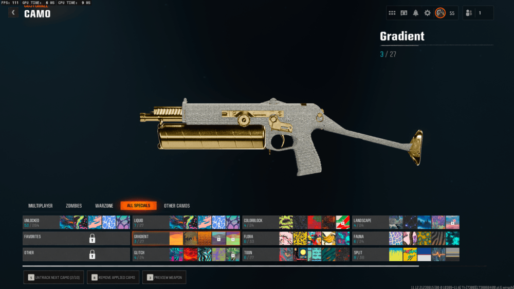 Black Ops 6 | 19 Diamond Camos + 6 Gold Camos Prestige 1 | 50 Wins Done | Handmade | Full access - Image 38